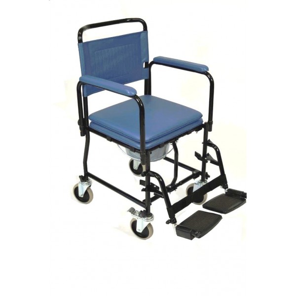 mobile-chair-foldable TOALETNA KOLICA S POSUDOM SKLOPIVA - Slika 1
